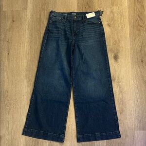 a.n.a. Dark Indigo Wide-Leg Jeans NWT Size: 14